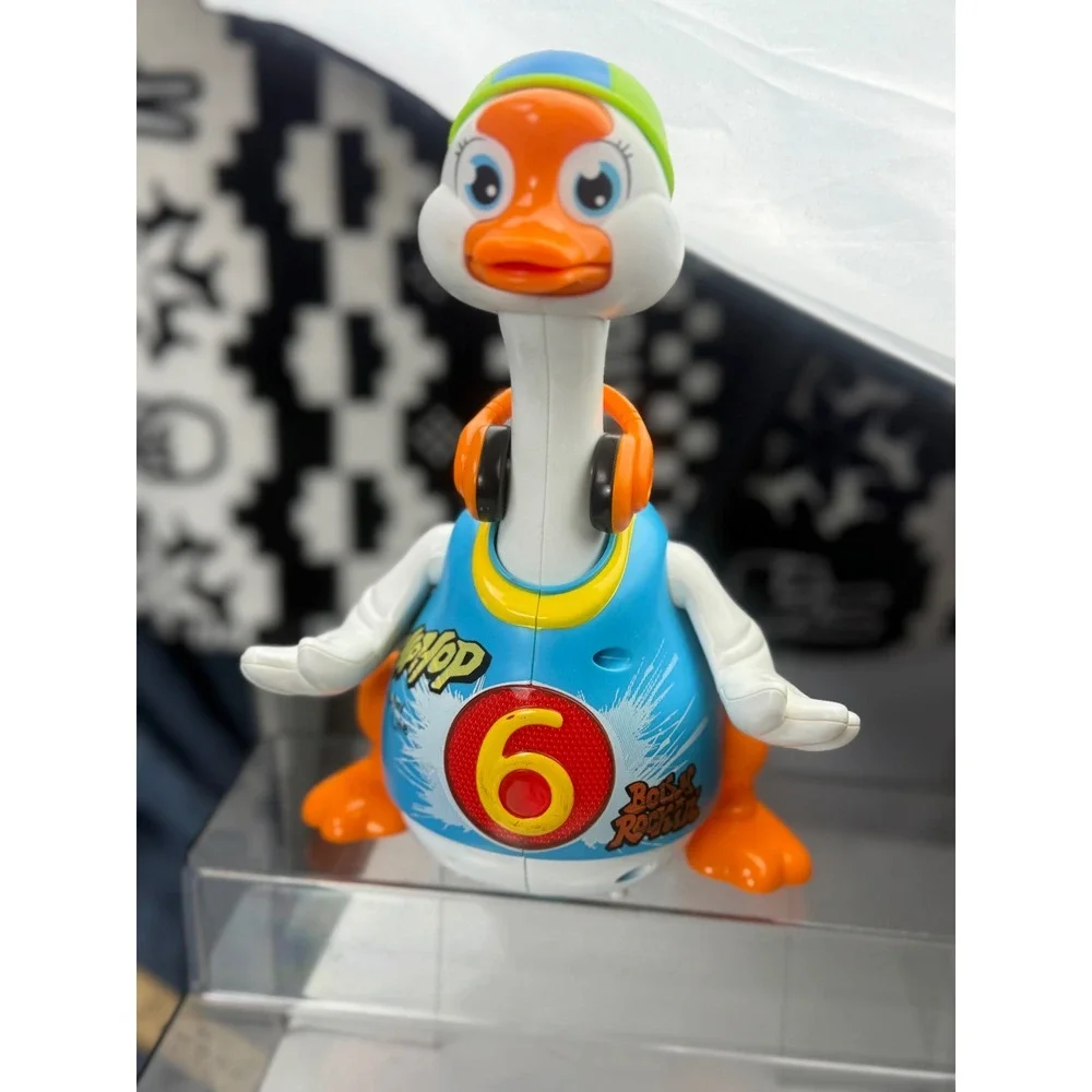 Musical Hip Hop Goose Dancing Interactive Toy Blue Orange Green 801